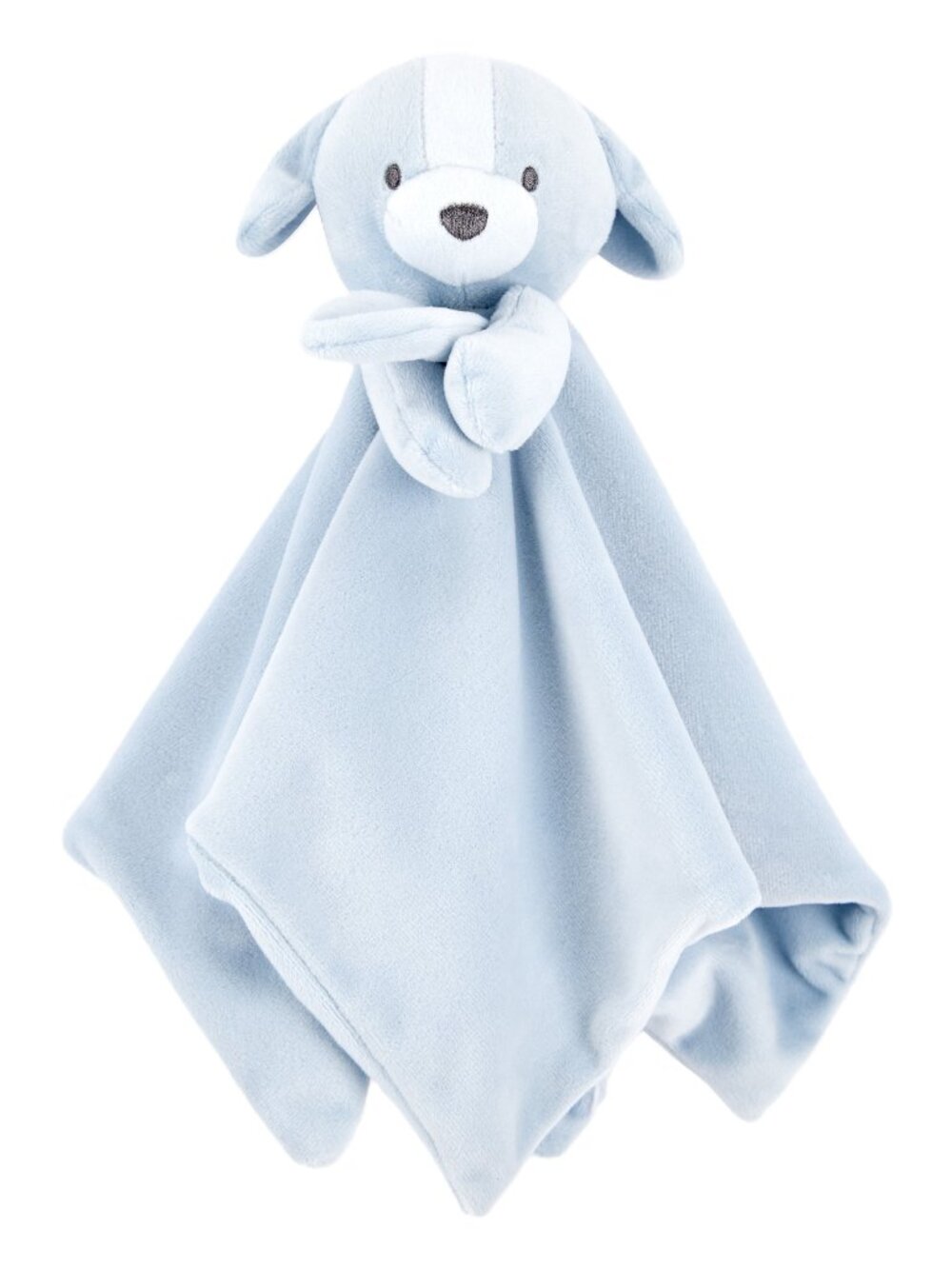 New Carter's Blue Puppy Dog Baby Security Blanket Cuddle Plush Lovey